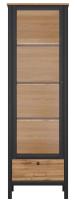 Шкаф Loft REG1W1S (дуб вотан, дуб вотан-черный (Black Red White (БРВ)) ) в Ялте от производителя в интернет магазине Планета Комфорта Шкаф Loft REG1W1S (дуб вотан, дуб вотан-черный (Black Red White (БРВ)) ) в Ялте от производителя
