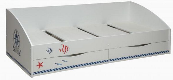 Фото Кровать односпальная Фея-3 (симметричная) (СМ 90х200) с основанием от производителя Олмеко в Ялте по цене 14 030 ₽