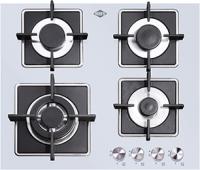 Варочная поверхность газовая 4-х комф. PG-608 (580х520) (Материал Металл/Стекло , Цвет Металлик/Черный) в Ялте от производителя 
