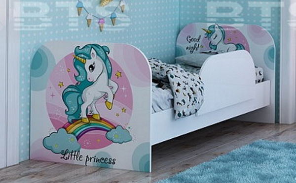 Фото Кровать детская Тойс КР-08 (СМ 80х180) от производителя БТС  в Ялте по цене 10&nbsp;440 ₽