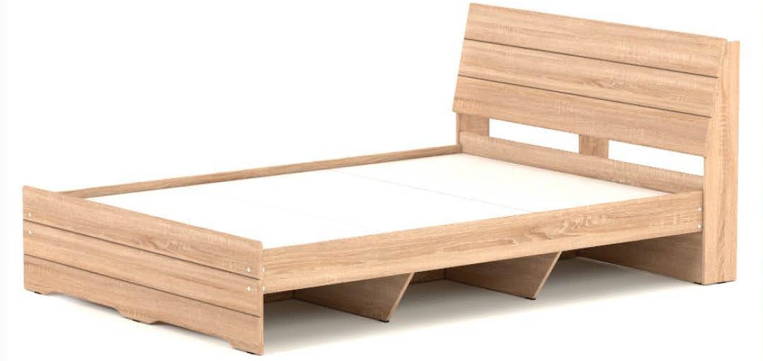 Фото Кровать односпальная К-18 (СМ 90х200) комплектуется настилом от производителя Ромис в Ялте по цене 10 650 ₽