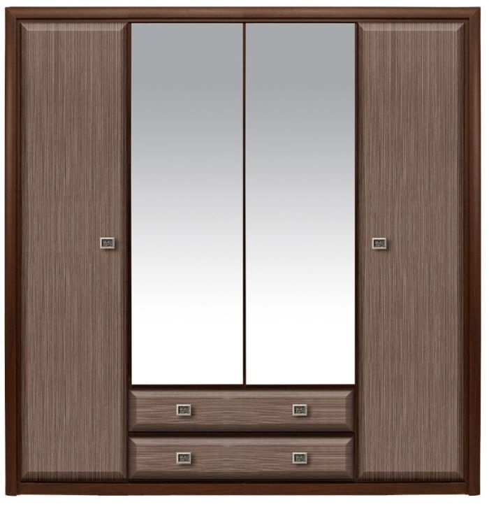 Фото Шкаф Коен SZF4D2S (214) четырехдверный от производителя Black Red White (БРВ) в Ялте по цене 60&nbsp;370 ₽