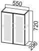 Фото Кухня Геометрия шкаф навесной Ш550с от производителя SV-мебель в Ялте по цене 5&nbsp;210 ₽