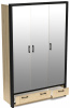 Фото Шкаф Бостон (135) трехдверный (3 зеркала) от производителя СБК в Ялте по цене 30&nbsp;910 ₽