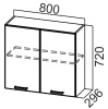 Фото Кухня Арабика шкаф навесной Ш800 от производителя SV-мебель в Ялте по цене 3&nbsp;610 ₽