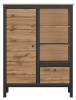 Фото Шкаф Loft REG1D1S/90 от производителя Black Red White (БРВ) в Ялте по цене 16&nbsp;360 ₽