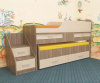 Фото Кровать 2-х ярусная Лесики (СМ 70х180/70х170) от производителя Пирамида в Ялте по цене 24&nbsp;220 ₽