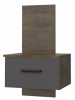 Фото Тумба прикроватная навесная Куба от производителя Браво-мебель в Ялте по цене 5&nbsp;780 ₽