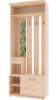 Прихожая ПР-10 (Цвет корпуса:дуб сонома, цвет фасада:дуб сонома (Пирамида) )
