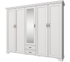 Фото Шкаф 5DG2SZ Тиффани (Tiffany) (259) пятидверный от производителя Анрэкс в Ялте по цене 108&nbsp;200 ₽