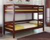 Кровать 2-х ярусная Джуниор (СМ 90х200) с основаниями под матрасы ( 90х200 , дерево , орех , без подъемного мех. , без ящиков , без матраса (Браво-мебель) )